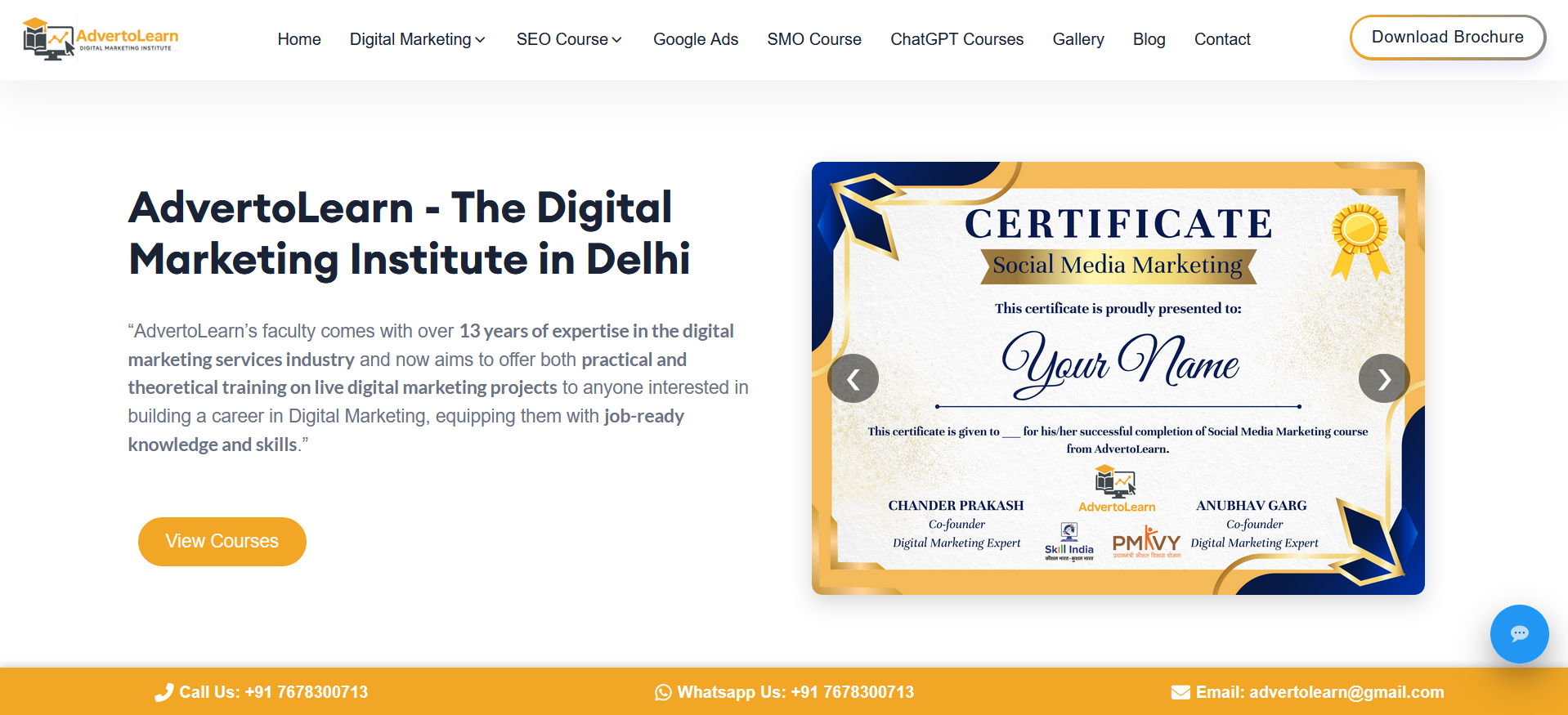 AdvertoLearn Website